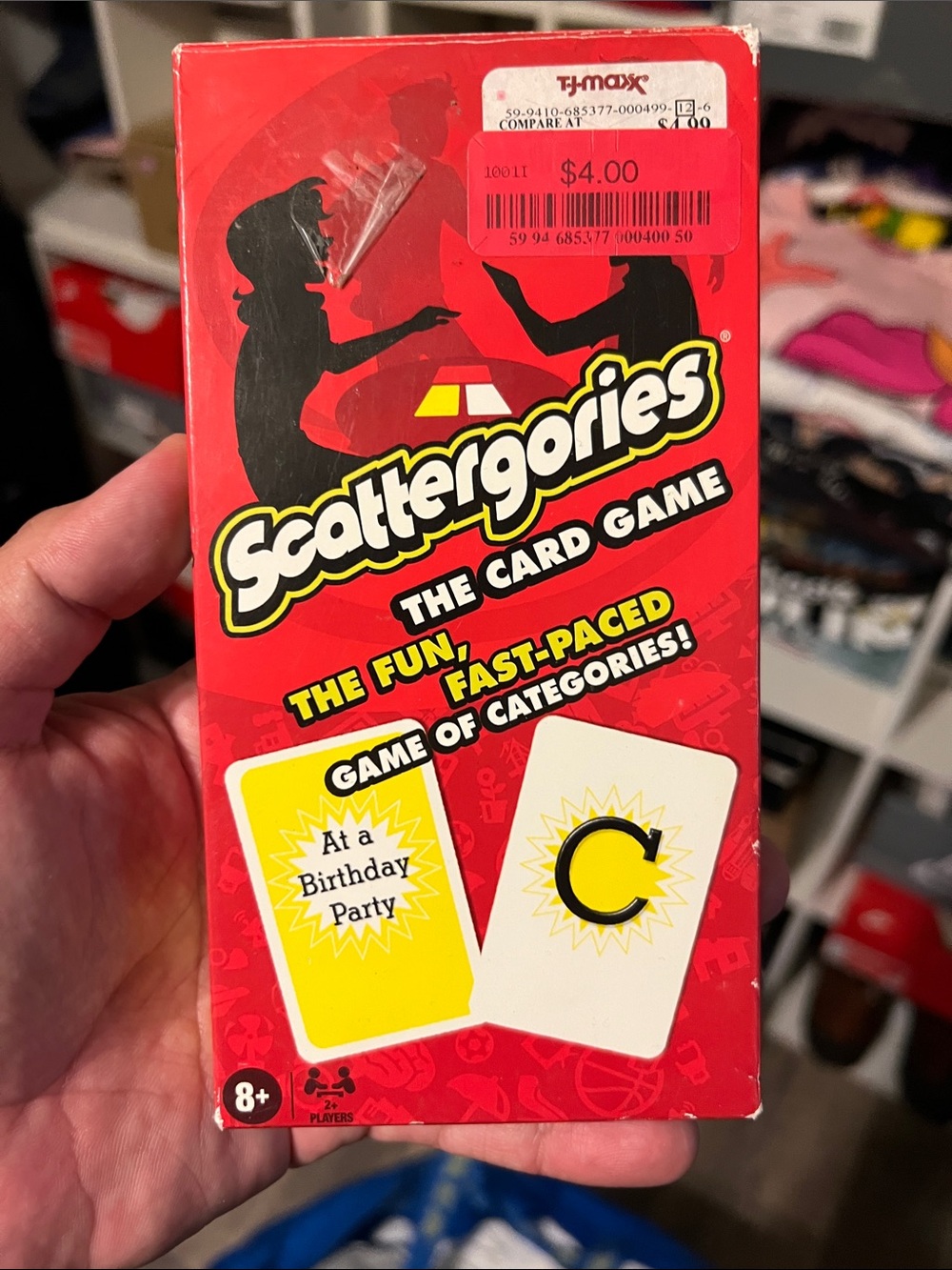 Scattegories Card Game